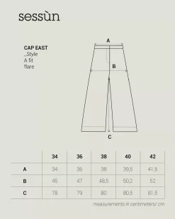 Outlet Cap east Pantalons larges