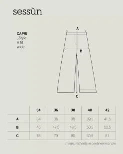 Clearance Capri Pantalons larges