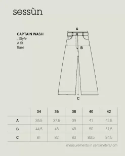 Discount Captain wash Pantalons larges