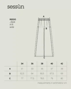 Sale Ridoo Taille haute