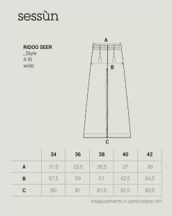 Clearance Ridoo seer Pantalons larges